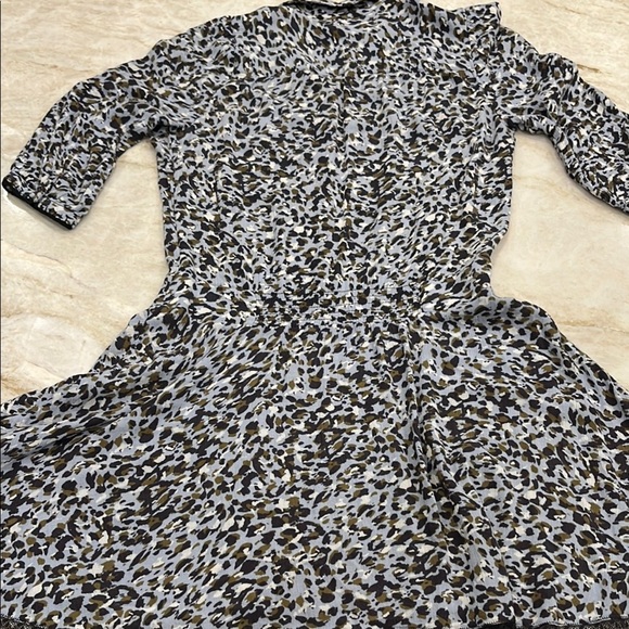 Zadig & Voltaire Raspail Leopard Print Crinkle Dress | Fits Medium - Picture 6 of 14